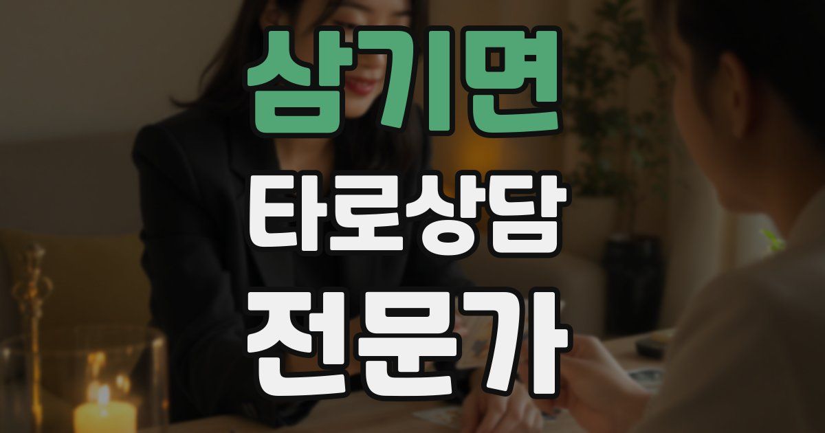 삼기면 타로상담전문가 자격증