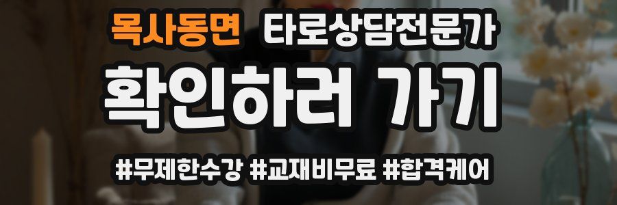 목사동면 타로상담전문가 자격증