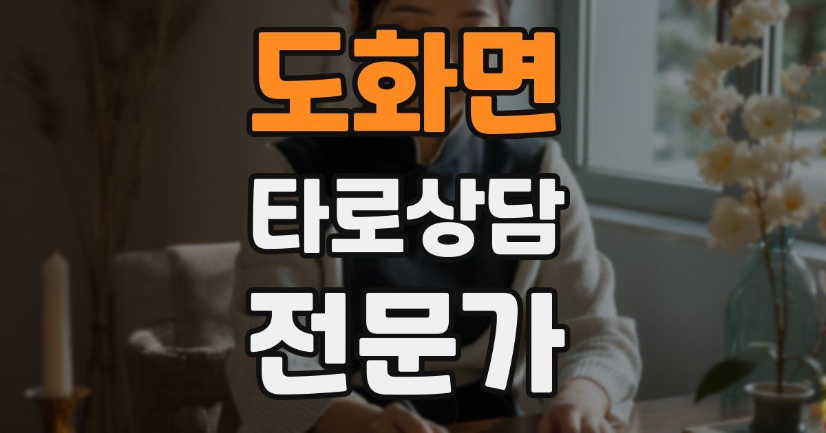 도화면 타로상담전문가 자격증