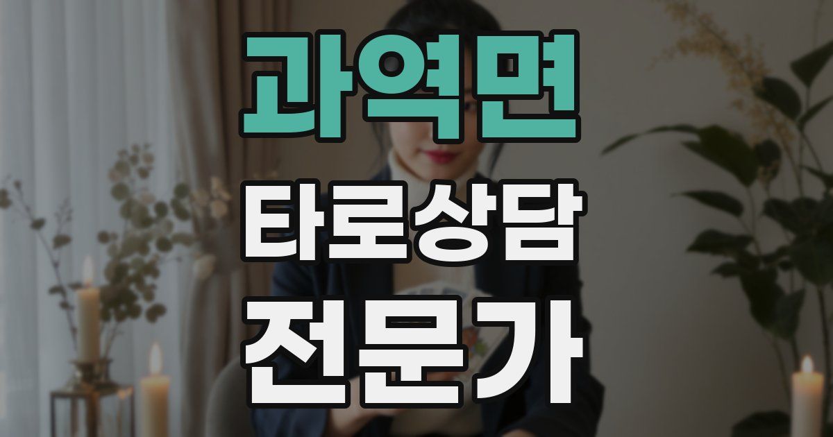 과역면 타로상담전문가 자격증