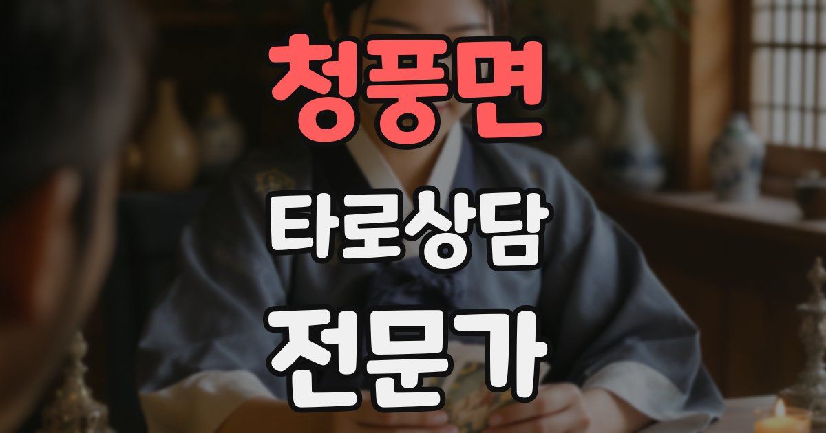 청풍면 타로상담전문가 자격증