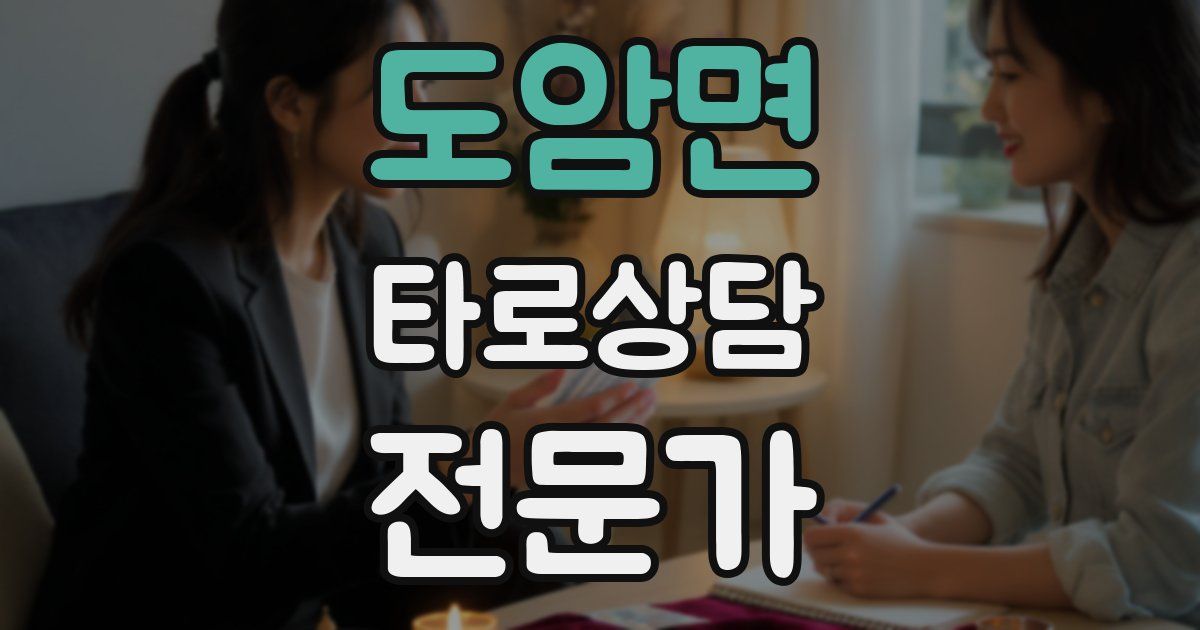 도암면 타로상담전문가 자격증