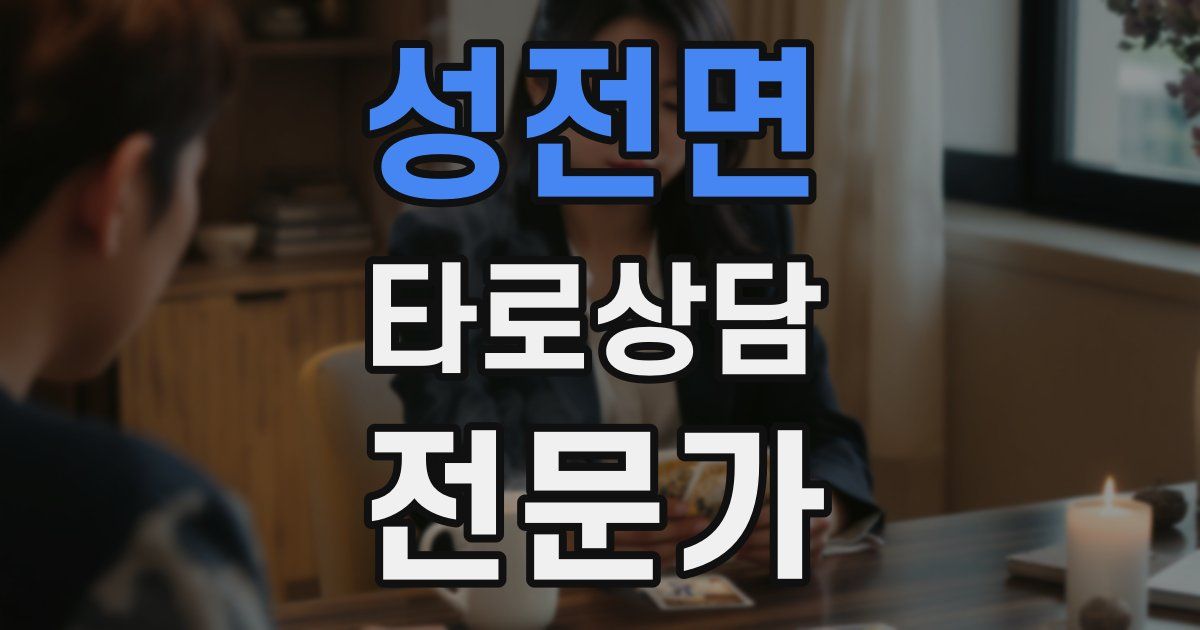 성전면 타로상담전문가 자격증