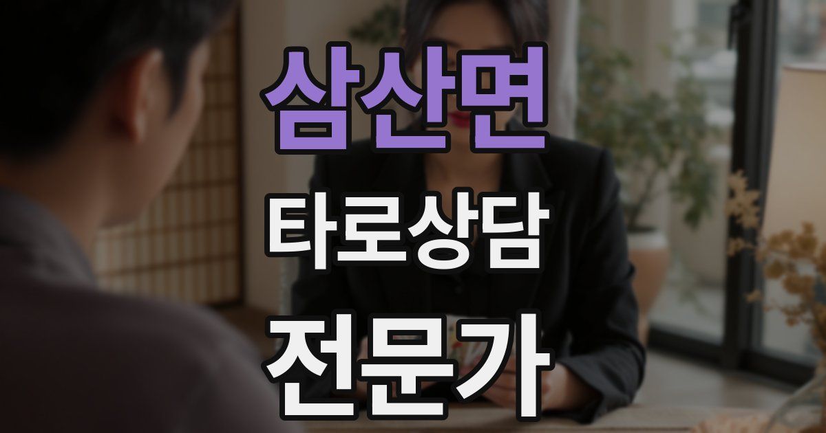 삼산면 타로상담전문가 자격증