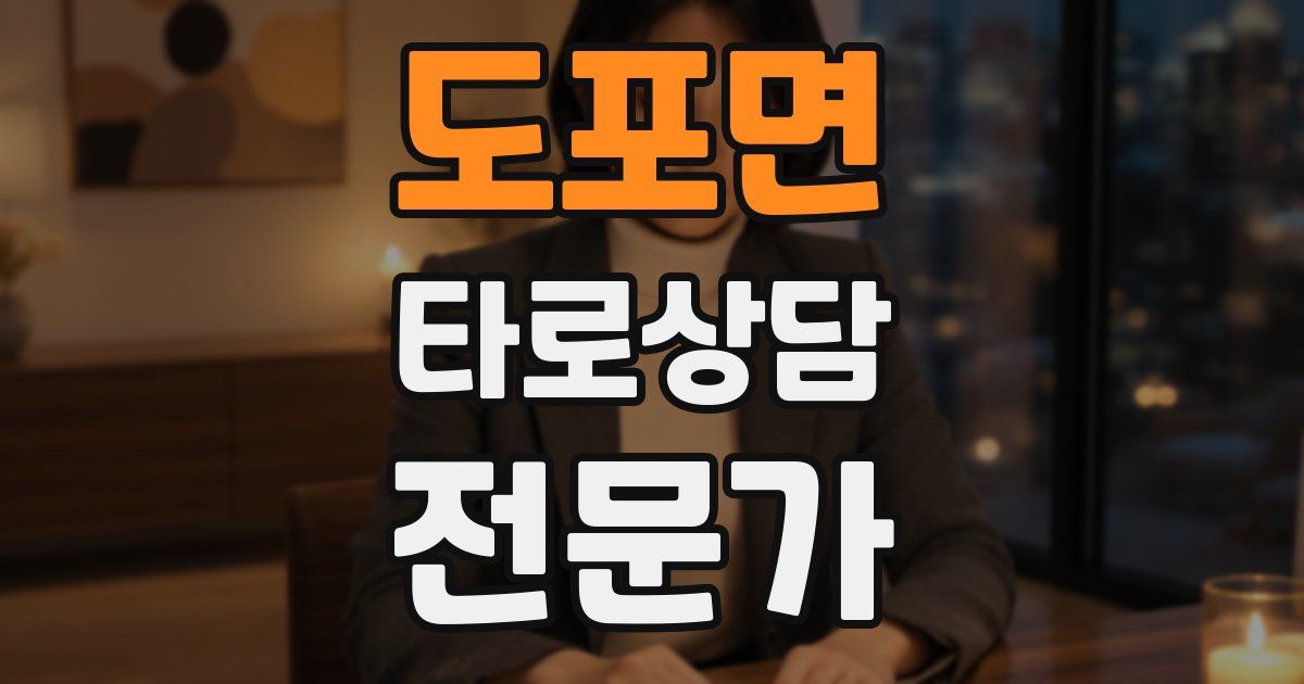 도포면 타로상담전문가 자격증