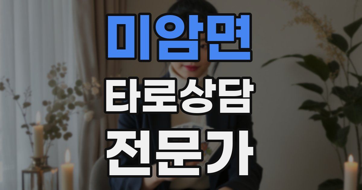 미암면 타로상담전문가 자격증