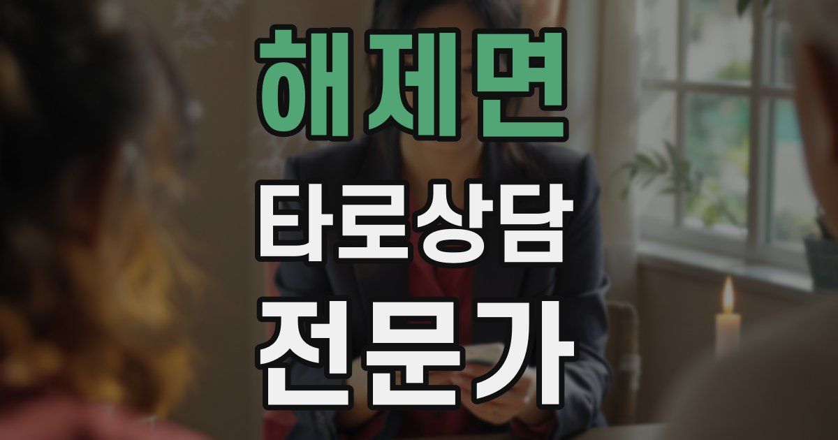 해제면 타로상담전문가 자격증