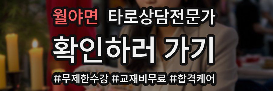 월야면 타로상담전문가 자격증