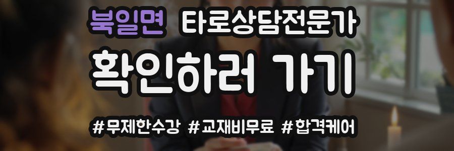 북일면 타로상담전문가 자격증