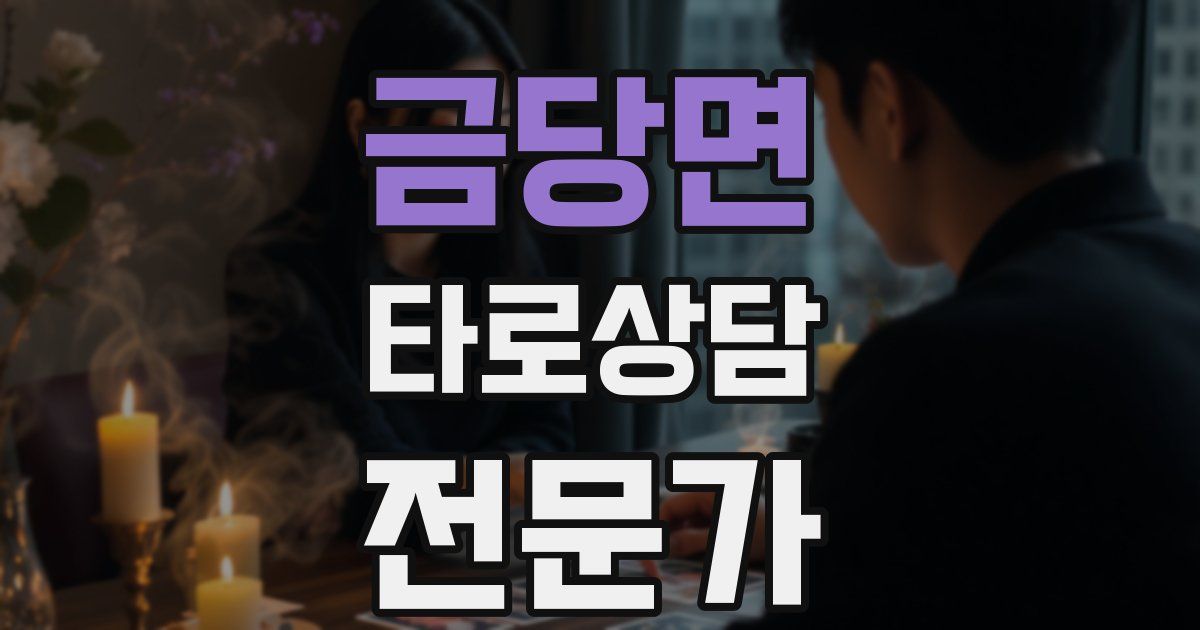 금당면 타로상담전문가 자격증