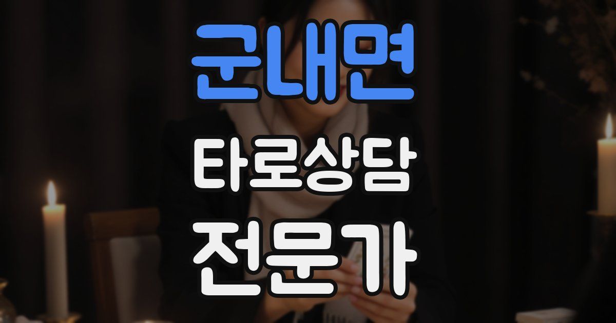군내면 타로상담전문가 자격증
