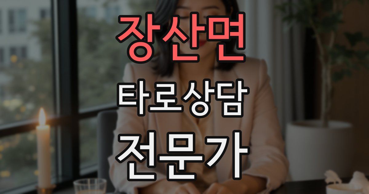 장산면 타로상담전문가 자격증