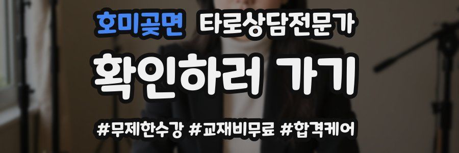 호미곶면 타로상담전문가 자격증