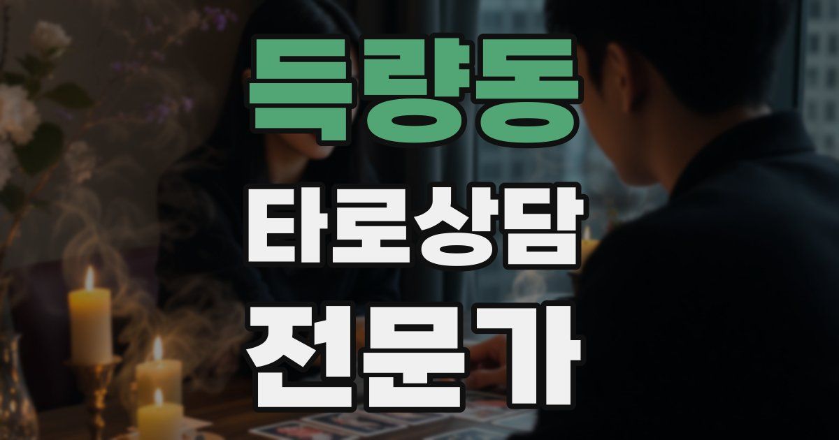 득량동 타로상담전문가 자격증