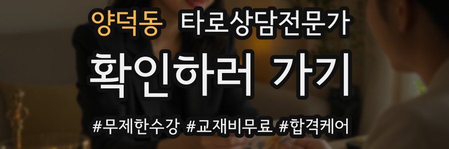 양덕동 타로상담전문가 자격증
