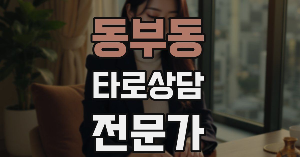 동부동 타로상담전문가 자격증