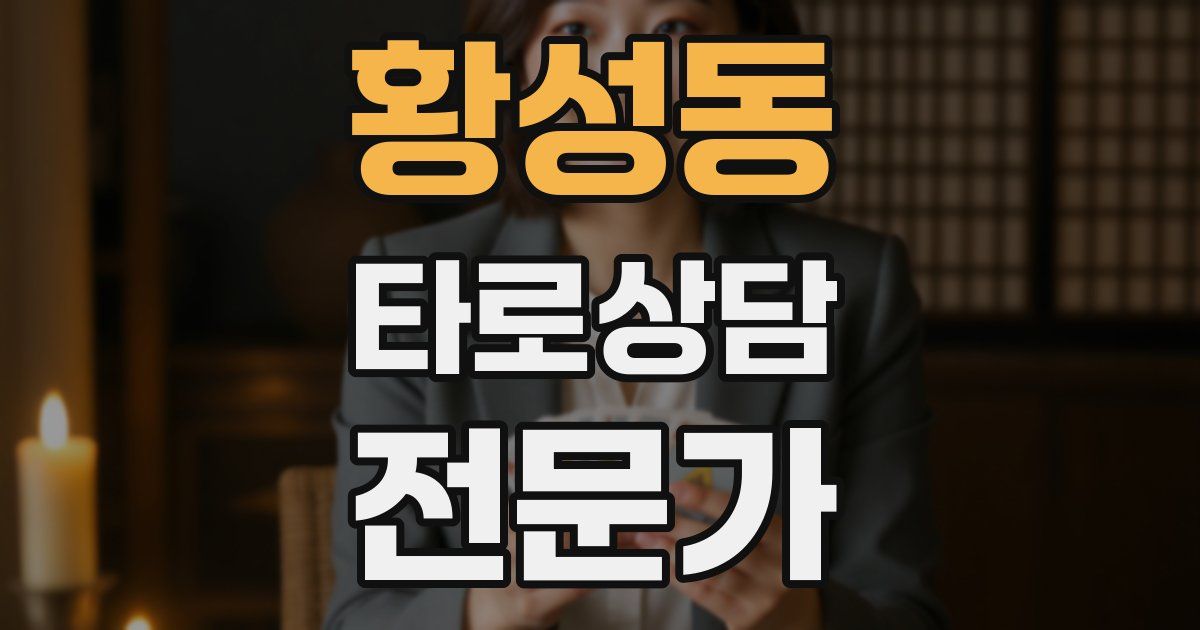 황성동 타로상담전문가 자격증