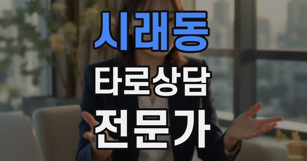 시래동 타로상담전문가 자격증
