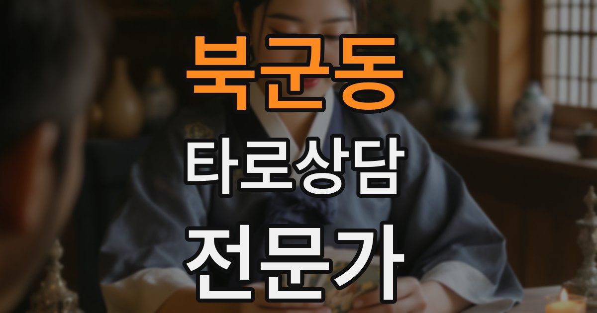 북군동 타로상담전문가 자격증