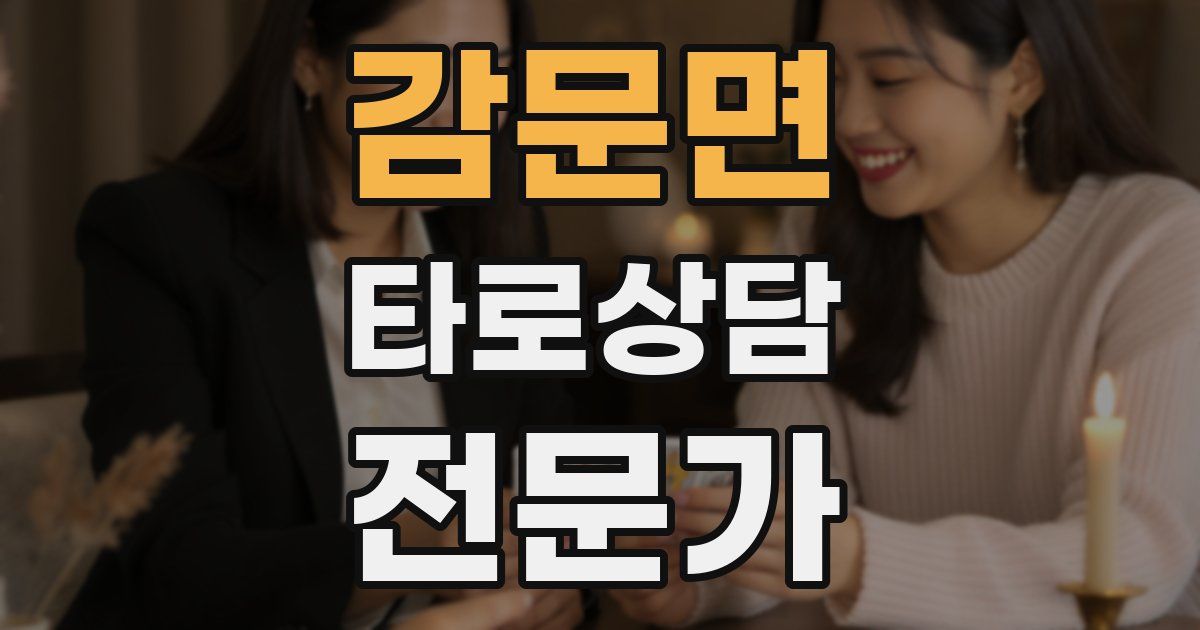 감문면 타로상담전문가 자격증