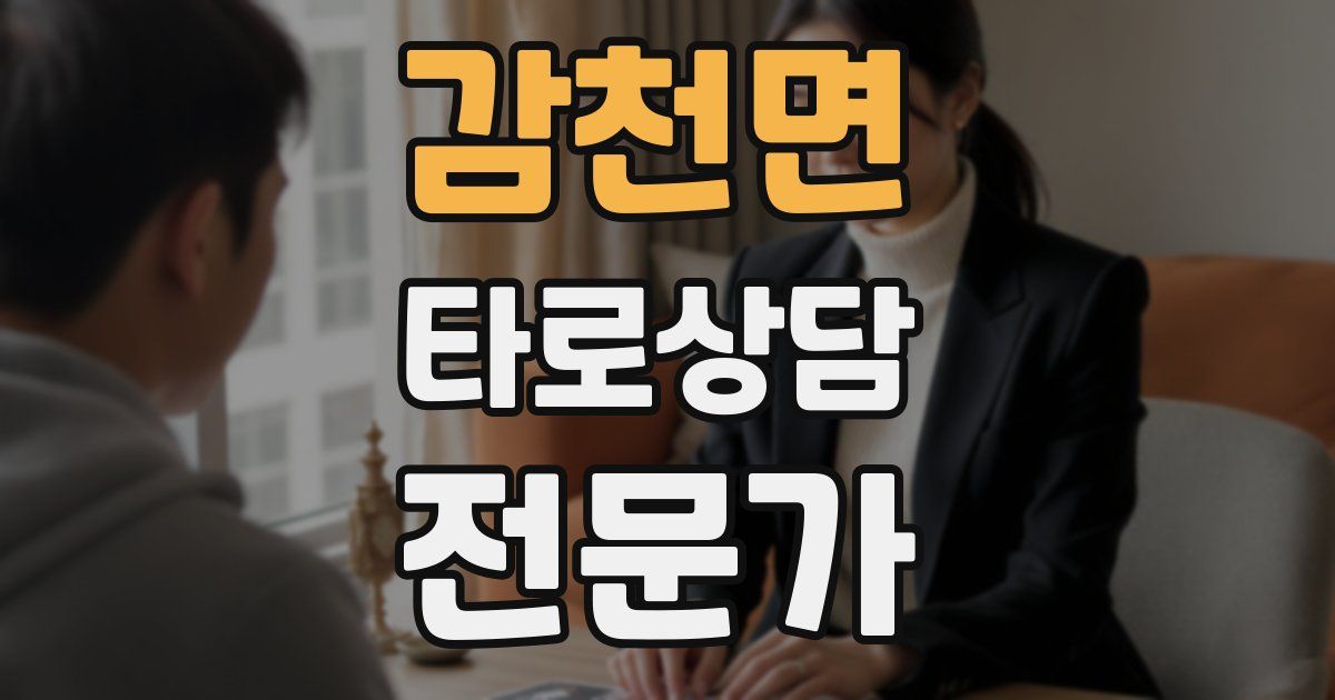 감천면 타로상담전문가 자격증