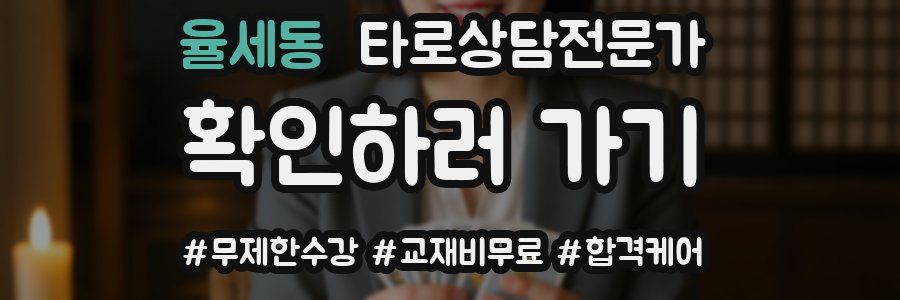 율세동 타로상담전문가 자격증