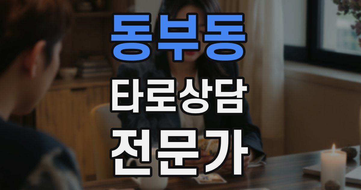동부동 타로상담전문가 자격증