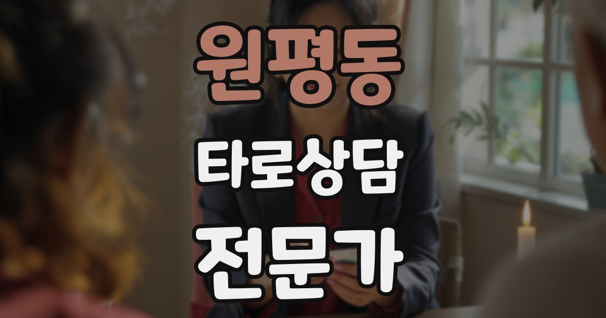 원평동 타로상담전문가 자격증