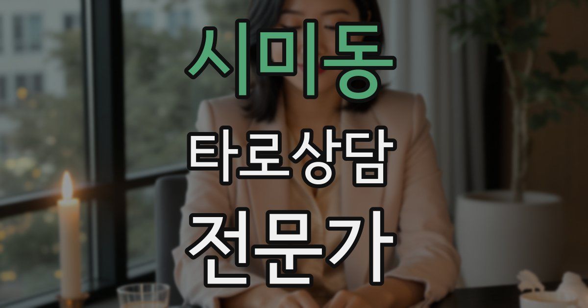 시미동 타로상담전문가 자격증