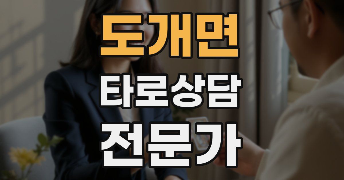 도개면 타로상담전문가 자격증