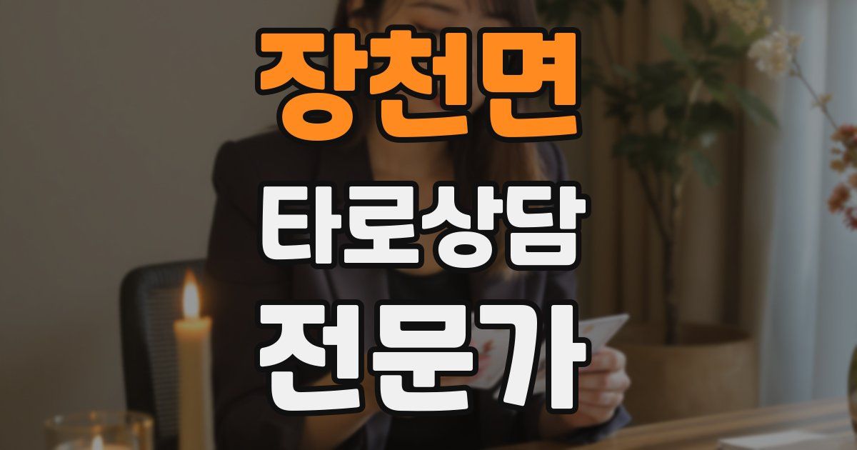 장천면 타로상담전문가 자격증