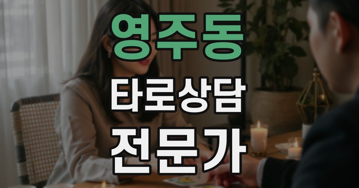 영주동 타로상담전문가 자격증
