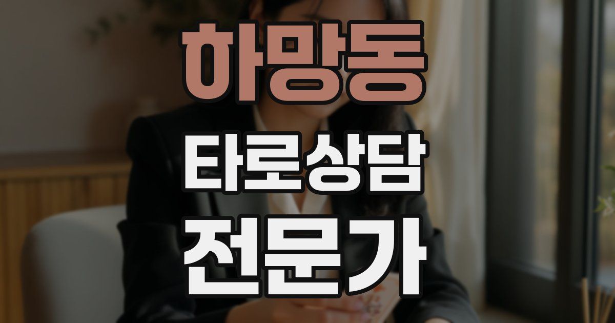 하망동 타로상담전문가 자격증