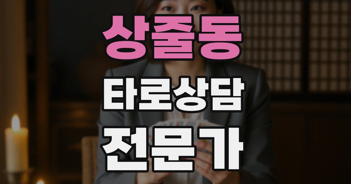 상줄동 타로상담전문가 자격증