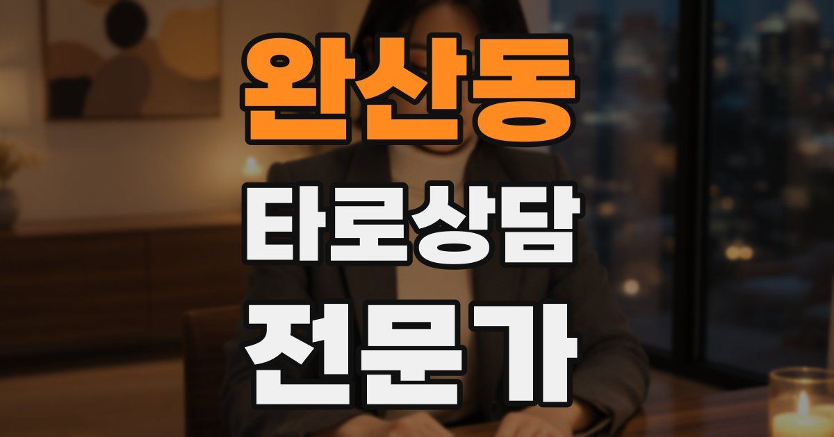 완산동 타로상담전문가 자격증