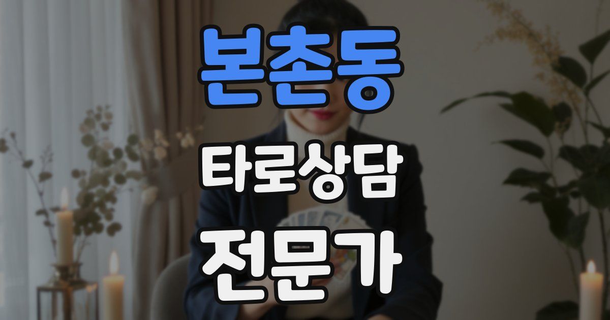 본촌동 타로상담전문가 자격증