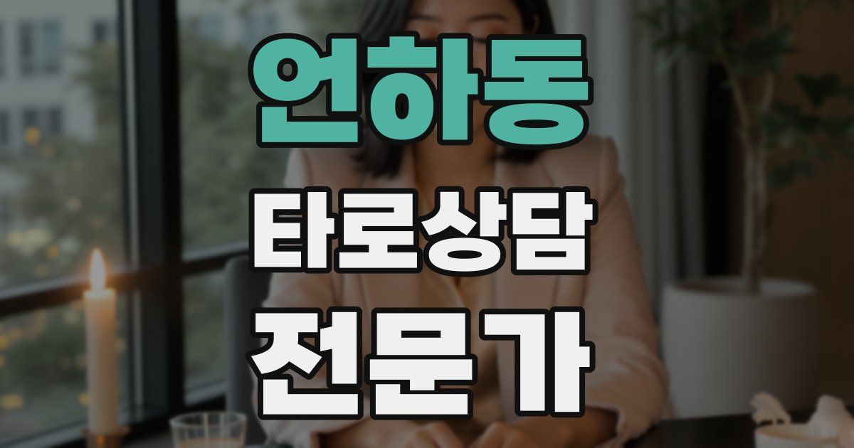 언하동 타로상담전문가 자격증