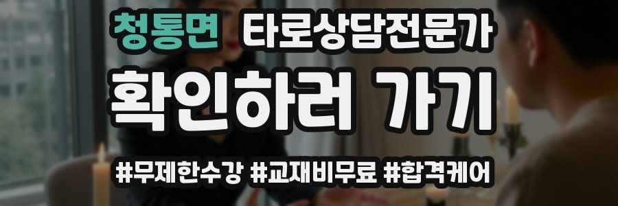 청통면 타로상담전문가 자격증