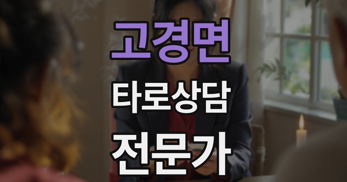 고경면 타로상담전문가 자격증