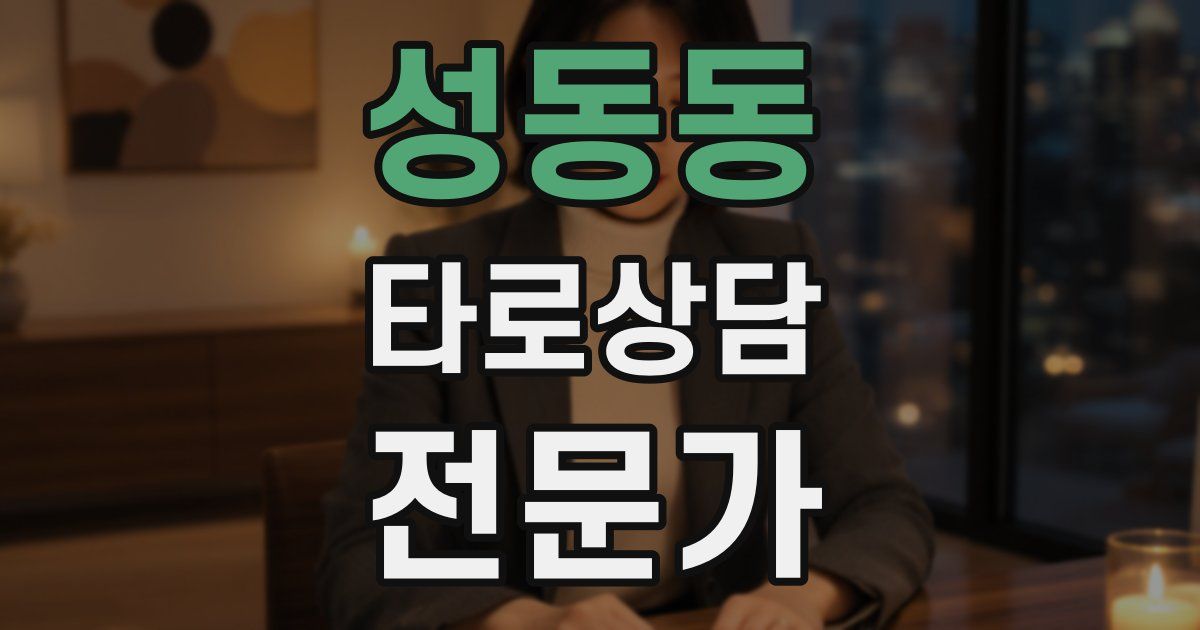 성동동 타로상담전문가 자격증