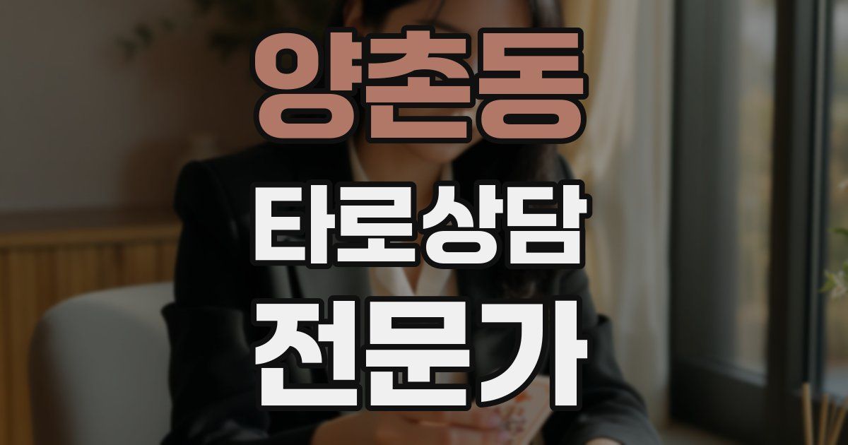 양촌동 타로상담전문가 자격증