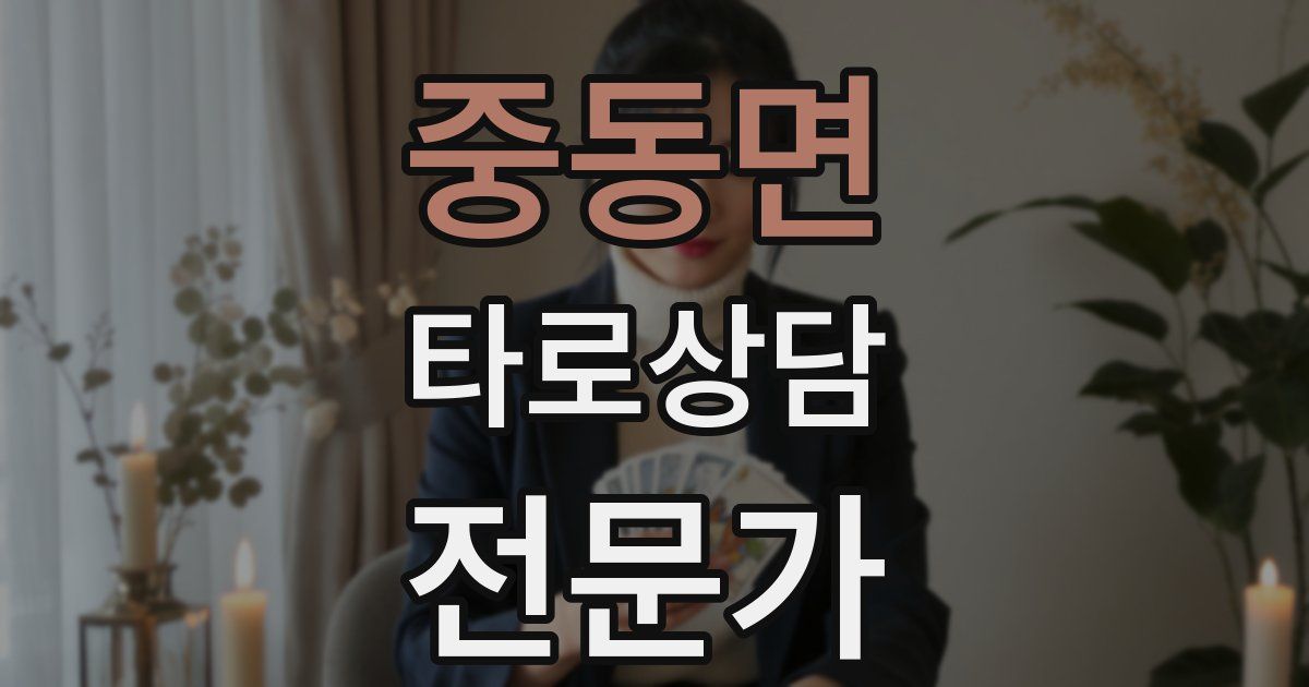 중동면 타로상담전문가 자격증