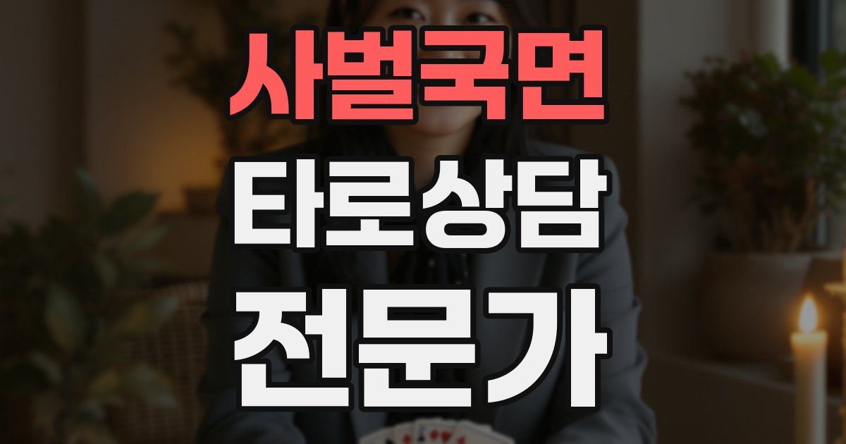 사벌국면 타로상담전문가 자격증