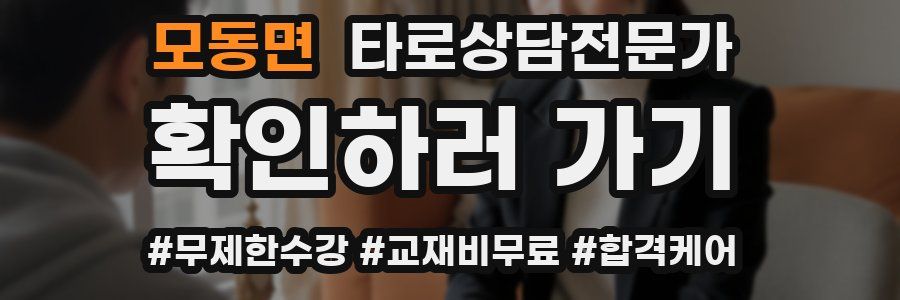 모동면 타로상담전문가 자격증