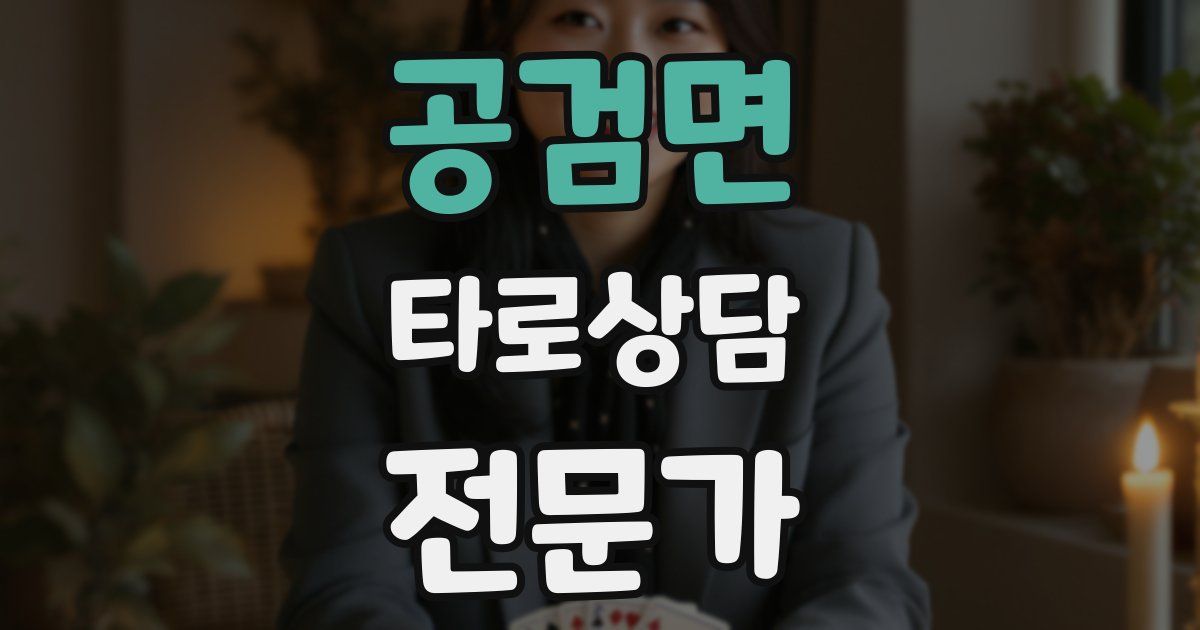 공검면 타로상담전문가 자격증