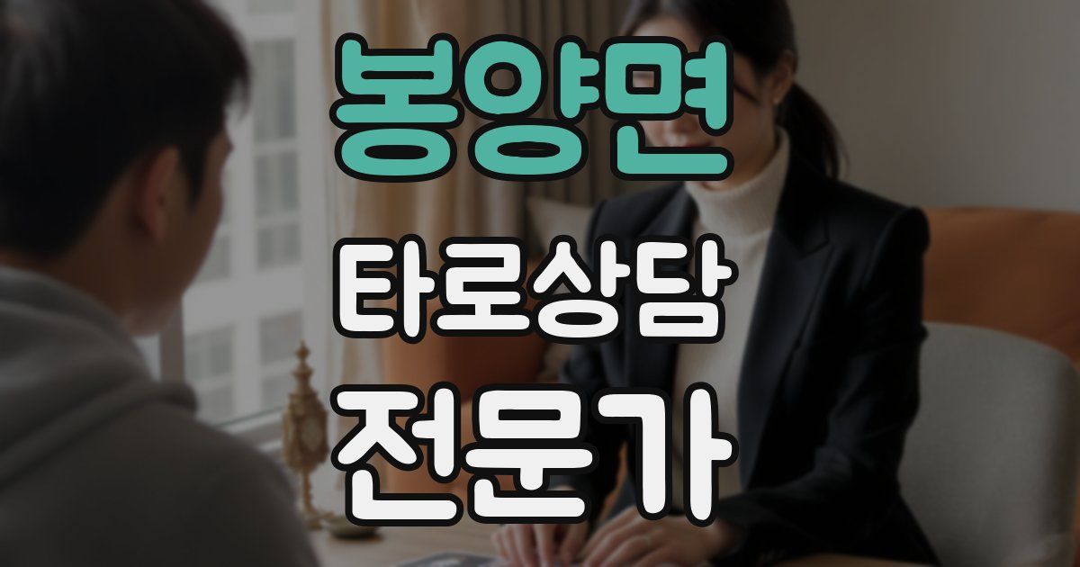 봉양면 타로상담전문가 자격증