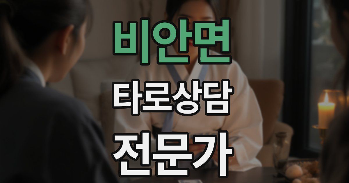 비안면 타로상담전문가 자격증