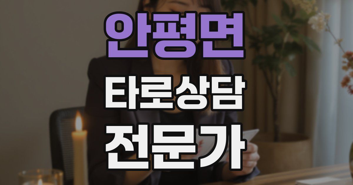 안평면 타로상담전문가 자격증