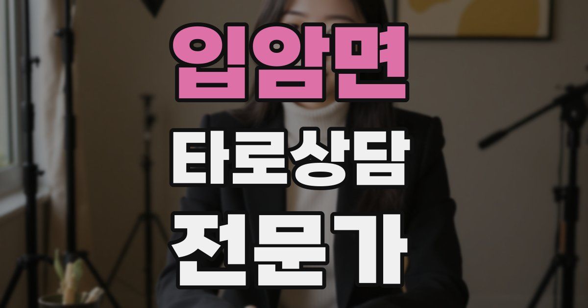 입암면 타로상담전문가 자격증