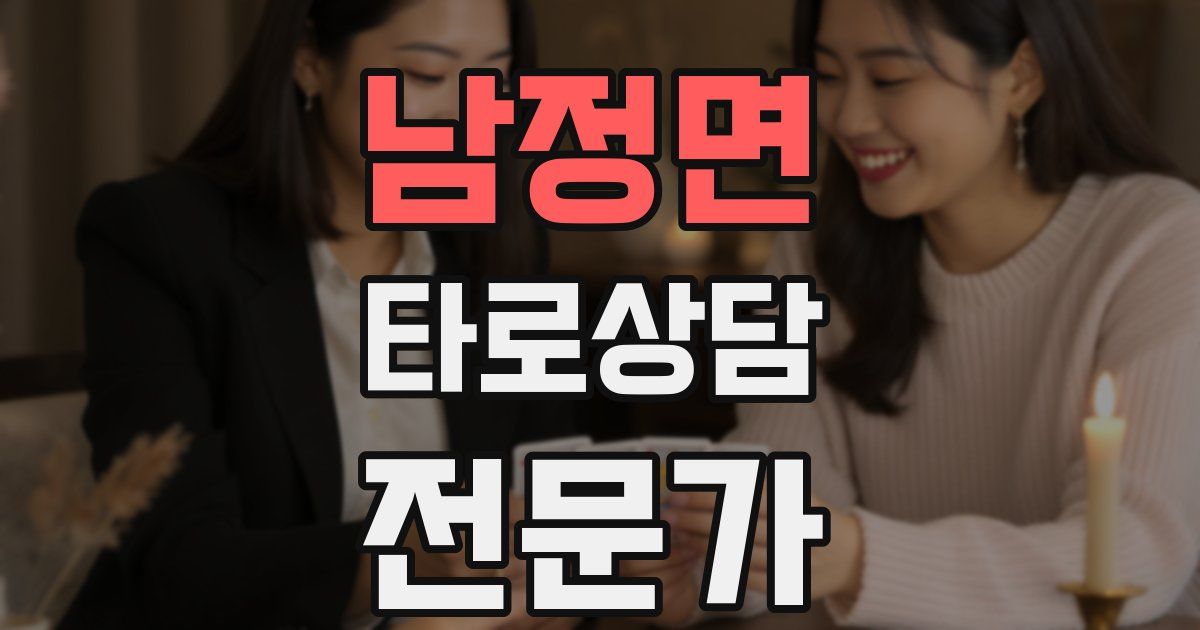 남정면 타로상담전문가 자격증